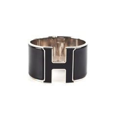 Hermes Extra Wide H Clic Clac Black