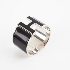 Hermes Extra Wide H Clic Clac Black