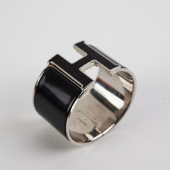 Hermes Extra Wide H Clic Clac Black
