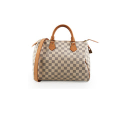 Louis Vuitton Speedy 30 Bandoliere Damier Azur