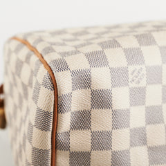 Louis Vuitton Speedy 30 Bandoliere Damier Azur