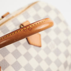 Louis Vuitton Speedy 30 Bandoliere Damier Azur