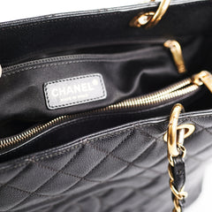 Chanel Black Caviar Grand Shopping Tote GST