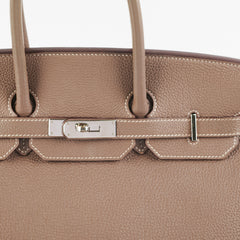 Hermes Birkin 35 Etoupe Togo Stamp Q Square (2013)
