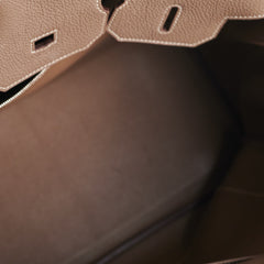 Hermes Birkin 35 Etoupe Togo Stamp Q Square (2013)
