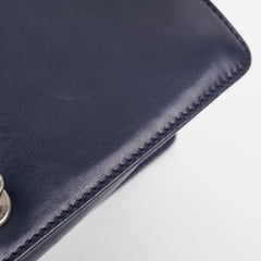 Chanel Navy Old Medium Boy Shoulder Bag