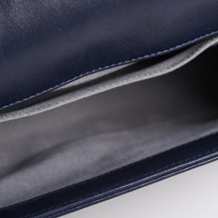 Chanel Navy Old Medium Boy Shoulder Bag