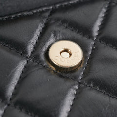 Chanel Black Pearl Card Holder Pearl Shoulder Bag