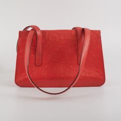 Saint Laurent Vintage Red Shoulder Bag