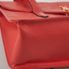 Saint Laurent Vintage Red Shoulder Bag
