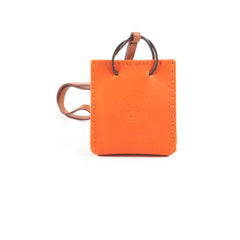 Hermes Bag Charm Orange