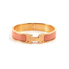 Hermes PM H Clic Bracelet Peach