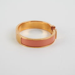 Hermes PM H Clic Bracelet Peach