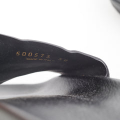 Balenciga Classis Logo Leather Slide Size 38