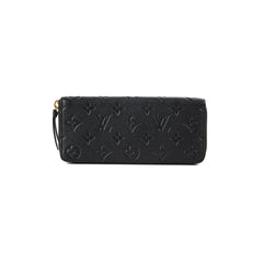 Louis Vuitton Black Long Zippy Wallet