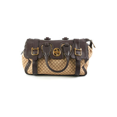 Gucci Boston Diamante Brown Bag