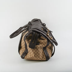 Gucci Boston Diamante Brown Bag