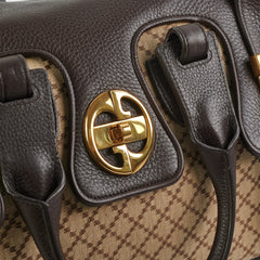 Gucci Boston Diamante Brown Bag