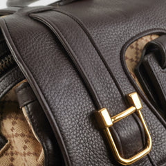 Gucci Boston Diamante Brown Bag