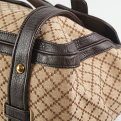 Gucci Boston Diamante Brown Bag