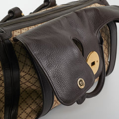 Gucci Boston Diamante Brown Bag