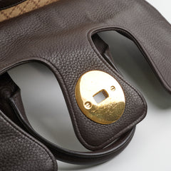 Gucci Boston Diamante Brown Bag