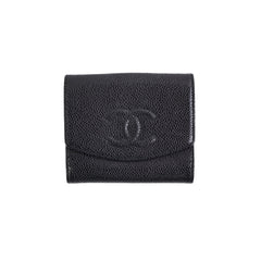 Chanel Caviar Timeless Wallet Black