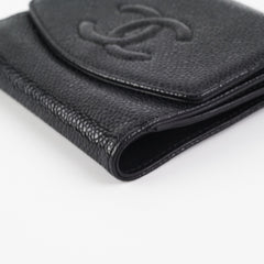 Chanel Caviar Timeless Wallet Black