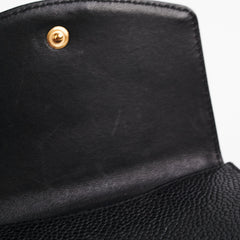 Chanel Caviar Timeless Wallet Black