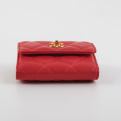 Chanel Micro Bag Pearl Crush Red