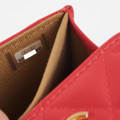 Chanel Micro Bag Pearl Crush Red