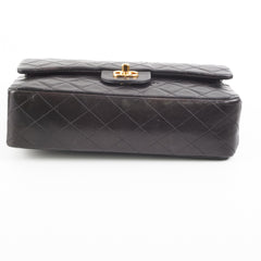 Chanel Vintage Classic Medium/Large 24K Gold Black
