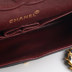 Chanel Vintage Classic Medium/Large 24K Gold Black