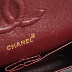 Chanel Vintage Classic Medium/Large 24K Gold Black