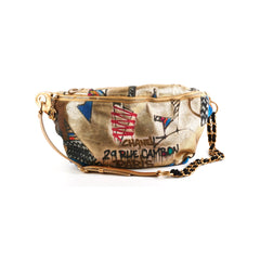 Chanel Graffiti Printed Canvas Street Belt Bag