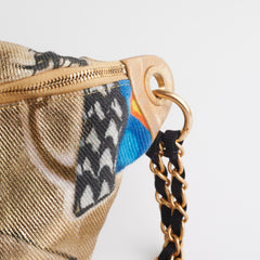 Chanel Graffiti Printed Canvas Street Belt Bag