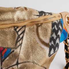Chanel Graffiti Printed Canvas Street Belt Bag