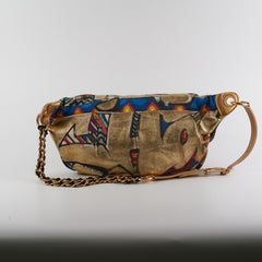 Chanel Graffiti Printed Canvas Street Belt Bag