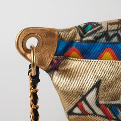 Chanel Graffiti Printed Canvas Street Belt Bag
