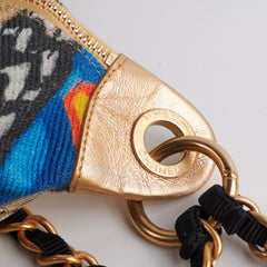 Chanel Graffiti Printed Canvas Street Belt Bag