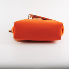 Hermes Herbag 31 Orange/Tan Stamp R Square (2014)