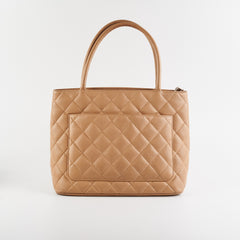 Chanel Medallion Beige Caviar