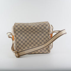 Louis Vuitton Naviglio Messenger Bag Damier Azur