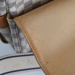 Louis Vuitton Naviglio Messenger Bag Damier Azur