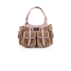 Dior Trotter Diorissimo Brown/Pink Shoulder Bag