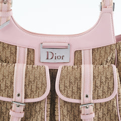 Dior Trotter Diorissimo Brown/Pink Shoulder Bag
