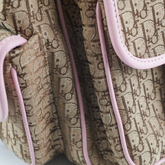 Dior Trotter Diorissimo Brown/Pink Shoulder Bag