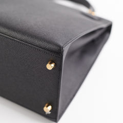 Hermes Kelly 28 Black Epsom - Y Stamp