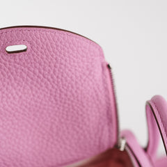 Hold Hermes Mini Lindy Clemece Mauve Sylvestre Stamp U (2022)