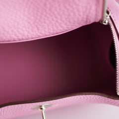 Hold Hermes Mini Lindy Clemece Mauve Sylvestre Stamp U (2022)